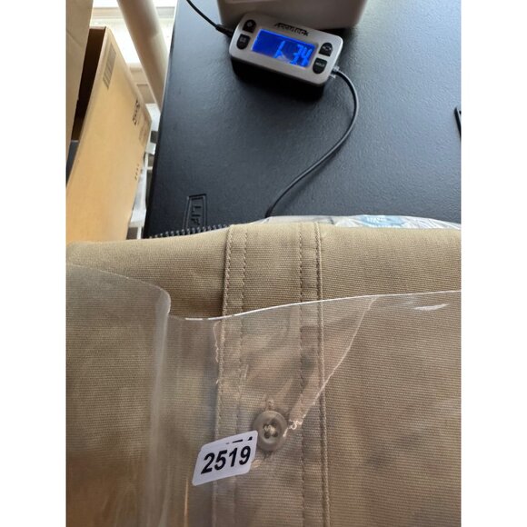 Carhartt Shirt Mens 2XL Brown Rugged Professional Relaxed Canvas Work TW2538-M - Picture 9 of 11